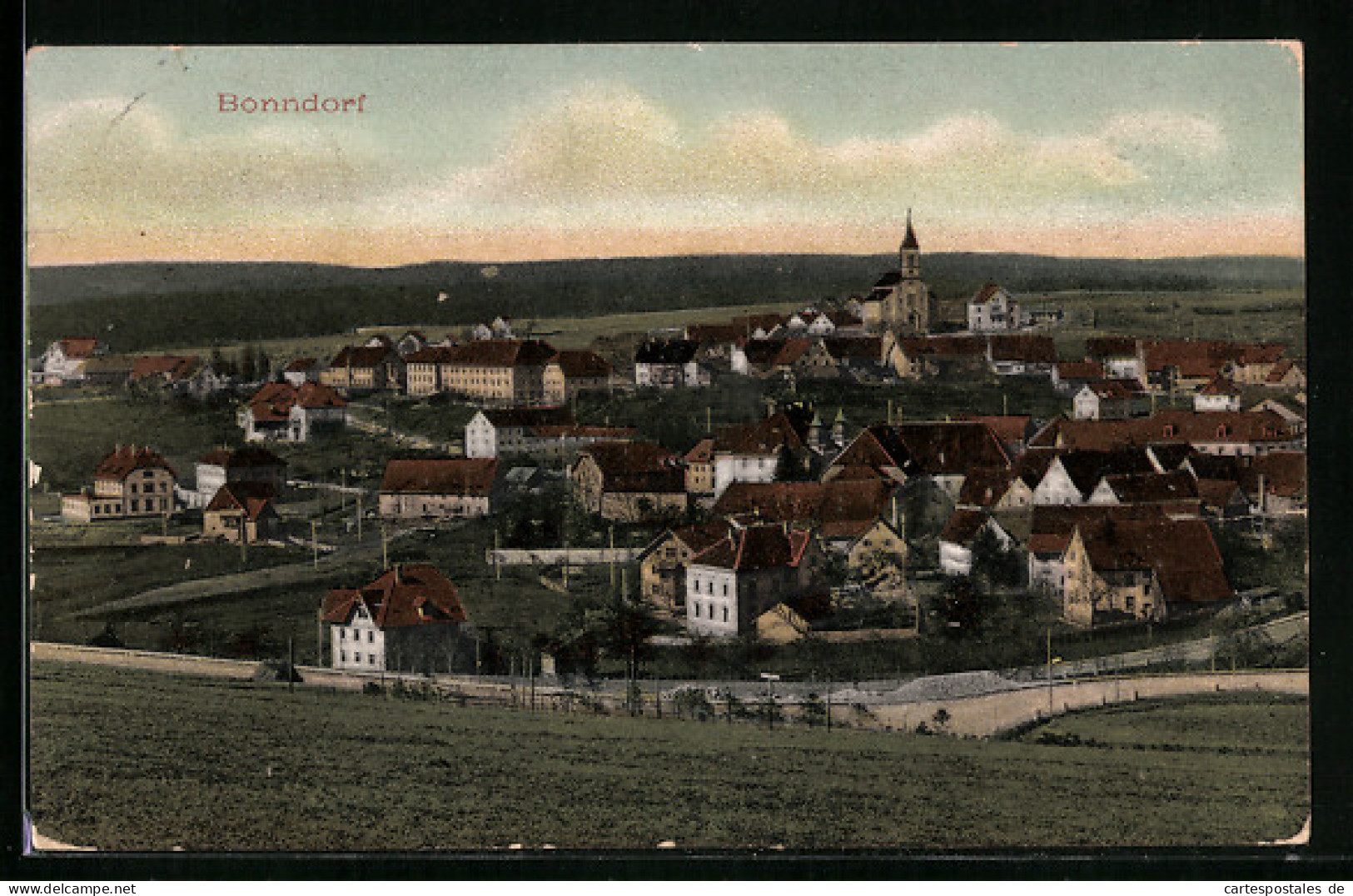 AK Bonndorf, Totalansicht Aus Der Vogelschau  - Bonndorf