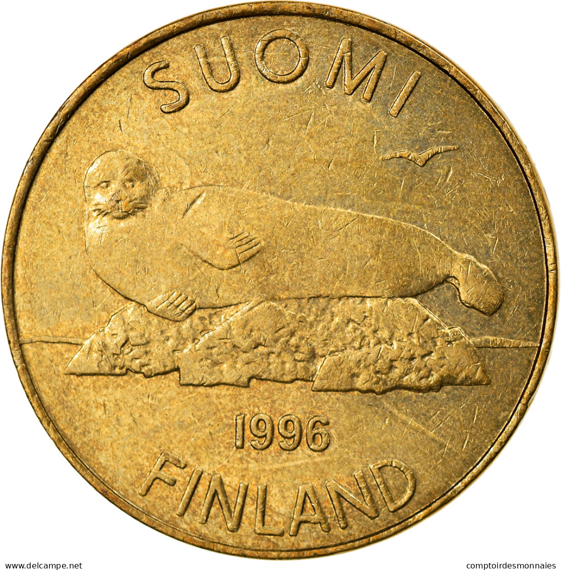 Monnaie, Finlande, 5 Markkaa, 1996, TTB, Copper-Aluminum-Nickel, KM:73 - Finlande