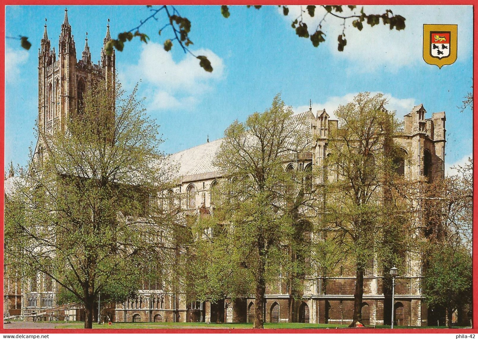 England - Canterbury : The Cathedral - Unwritten Postcard - Very Good Condition - Canterbury