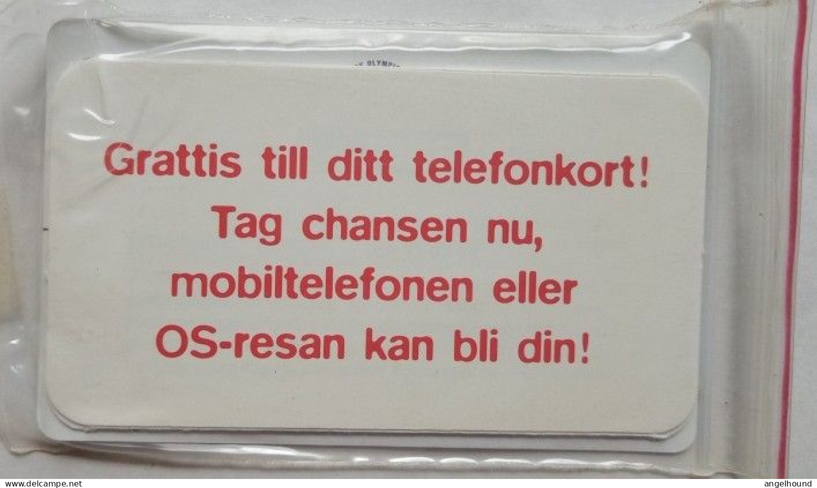 Sweden Telia Travcel Card 10 Units MINT - Swimming - Coca Cola - Suecia