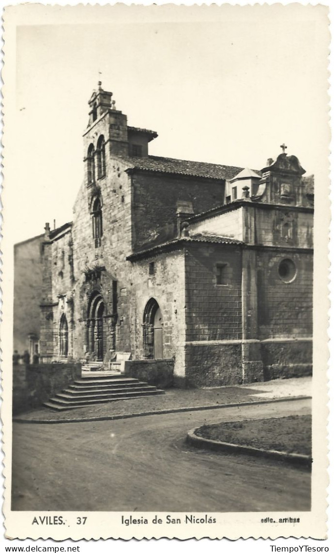 Postcard - Spain, Asturias, San Nicolás Church, N°1271 - Asturias (Oviedo)