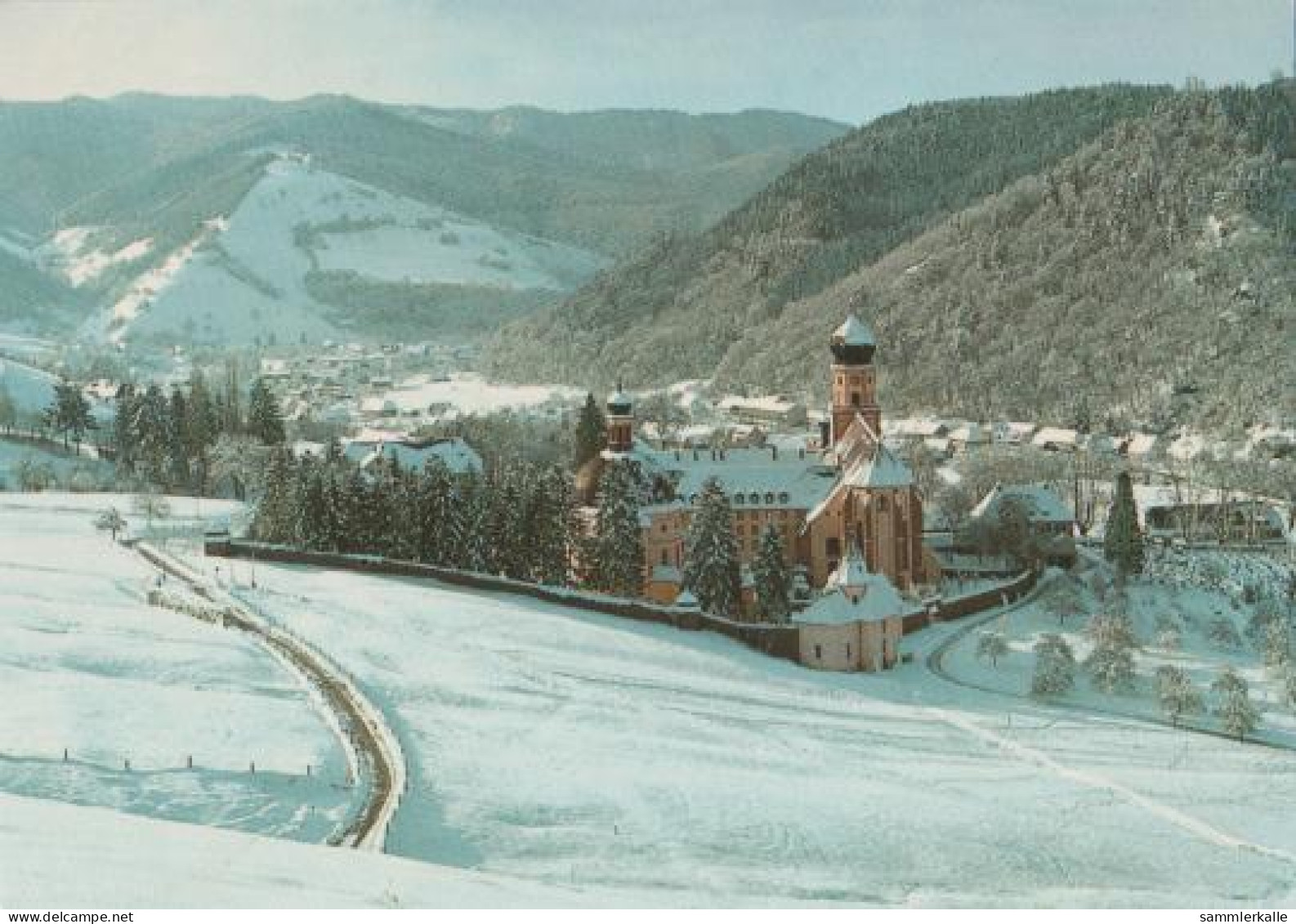 18136 - Münstertal - St. Trudpert Im Winter - Ca. 1975 - Münstertal