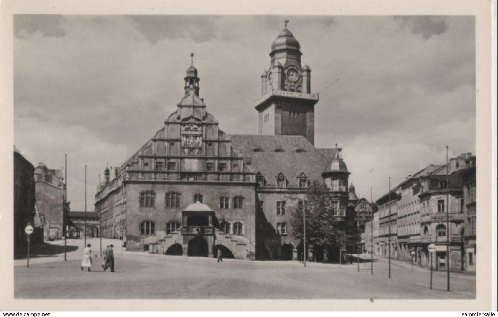 69652 - Plauen - Altmarkt Mit Rathaus - 1956 - Plauen