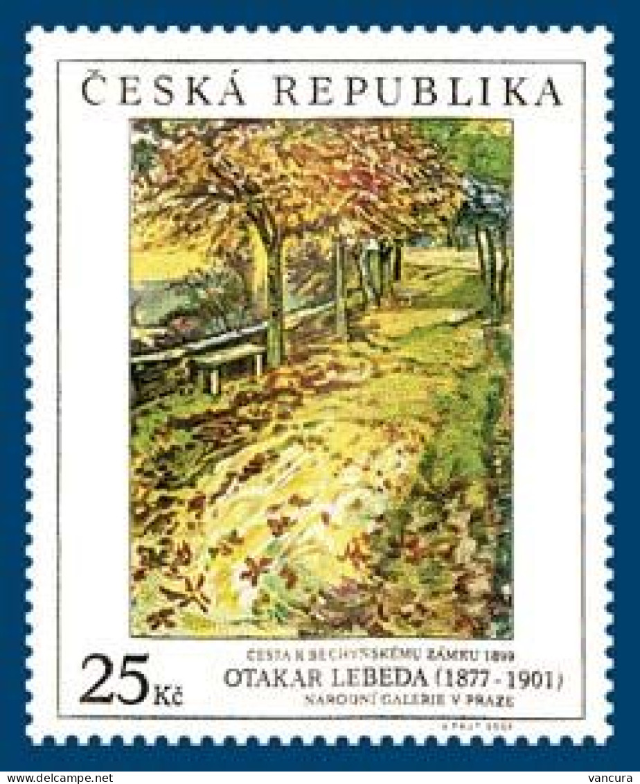 534 Czech Republic Otakar Lebeda (1877 - 1901): Way To Bechyne Castle 2007 - Modernos