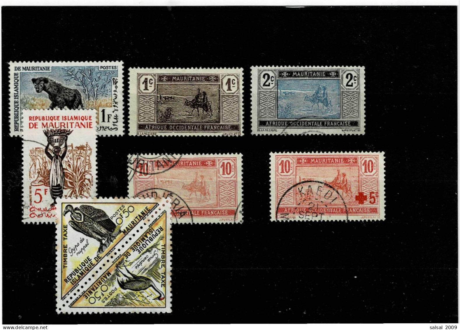 MAURITANIE ,8 Pezzi Usati ,qualita Buona - Used Stamps