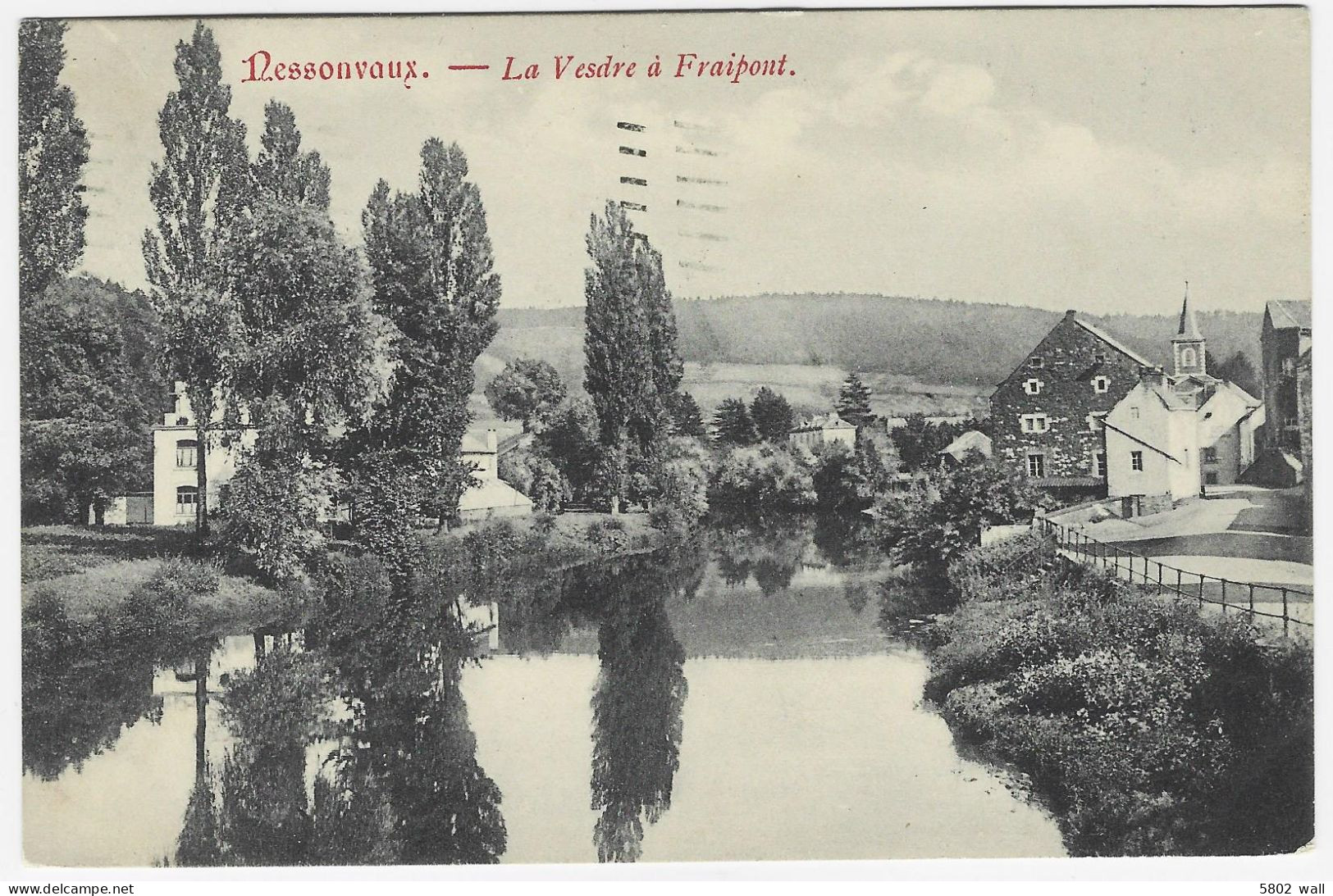 NESSONVAUX : La Vesdre à Fraipont - 1909 - Trooz