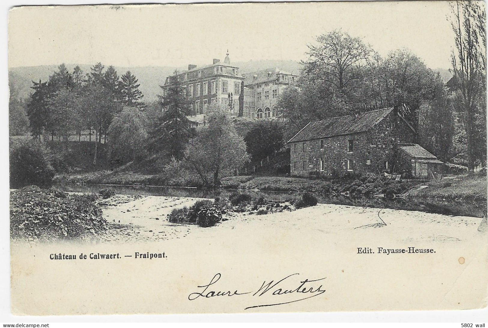 TROOZ-FRAIPONT : Château De Calwaert - 1905 - Trooz