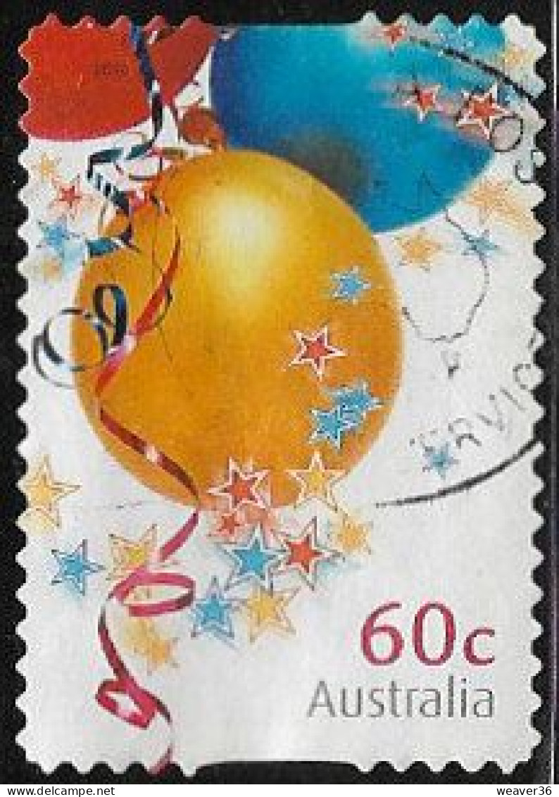 Australia 2010 Greetings 60c Type 3 Self Adhesive Good/fine Used [36/30090/NM] - Gebraucht