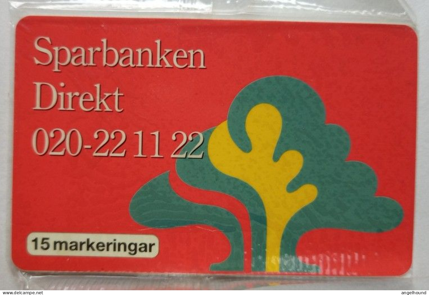 Sweden Telia  Mk 15  MINT Chip Card - Sparbanken Direkt I - Schweden