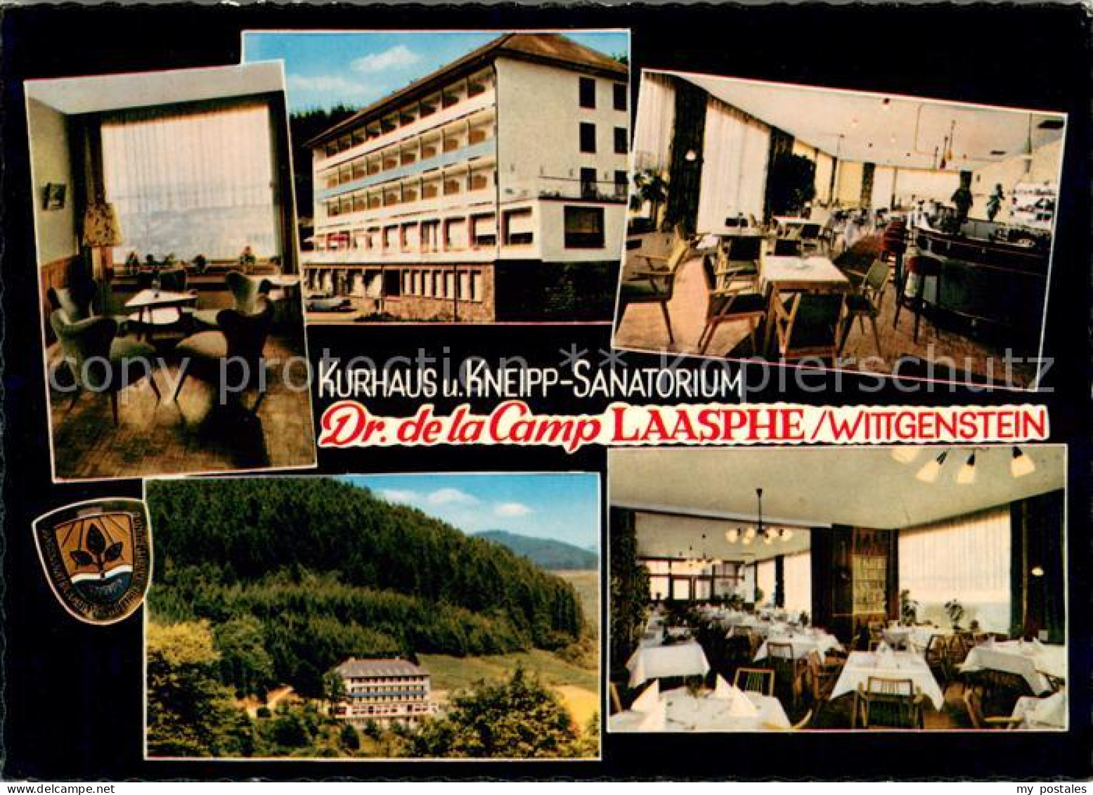 73614972 Laasphe Kurhaus Und Kneipp Sanatorium Gastraeume Panorama Laasphe - Bad Laasphe