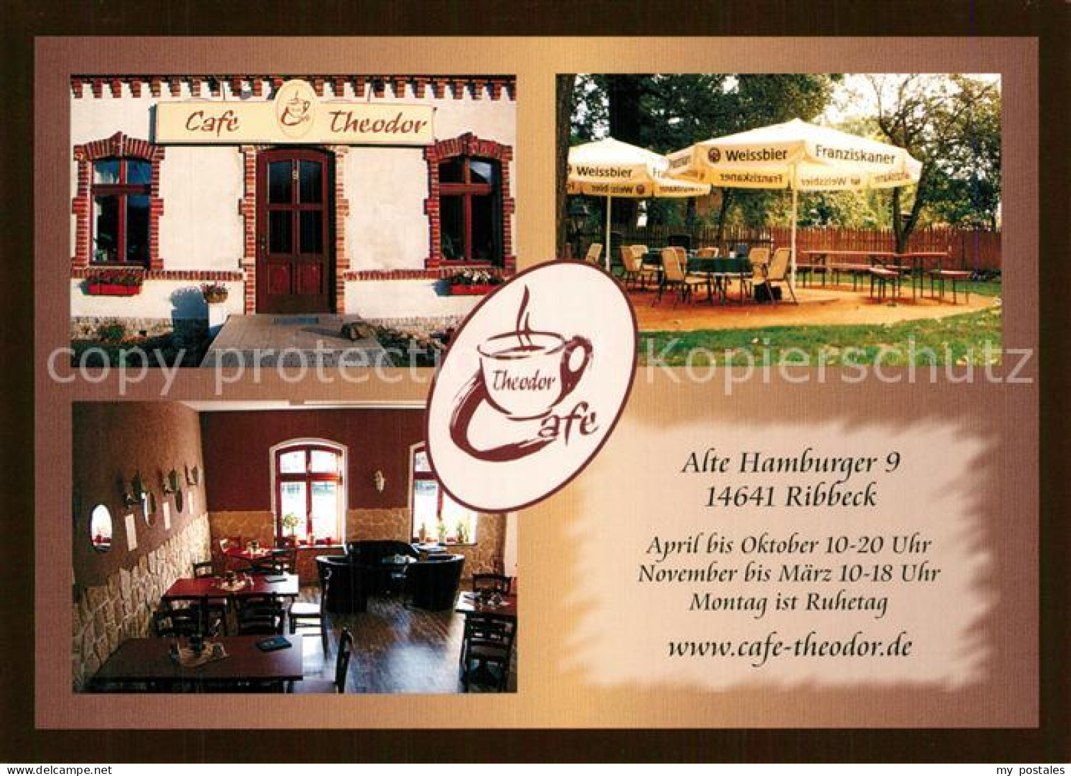 73614245 Ribbeck Nauen Cafe Theodor Gaststube Terrasse Ribbeck Nauen - Nauen