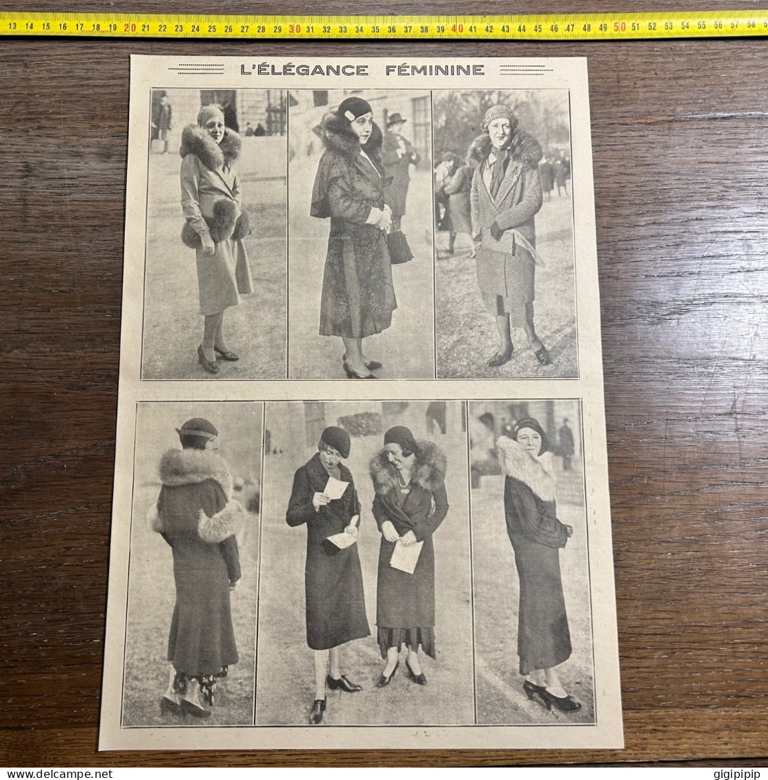 1930 GHI8 L'ELEGANCE FÉMININE Manteaux Fourrures - Collections