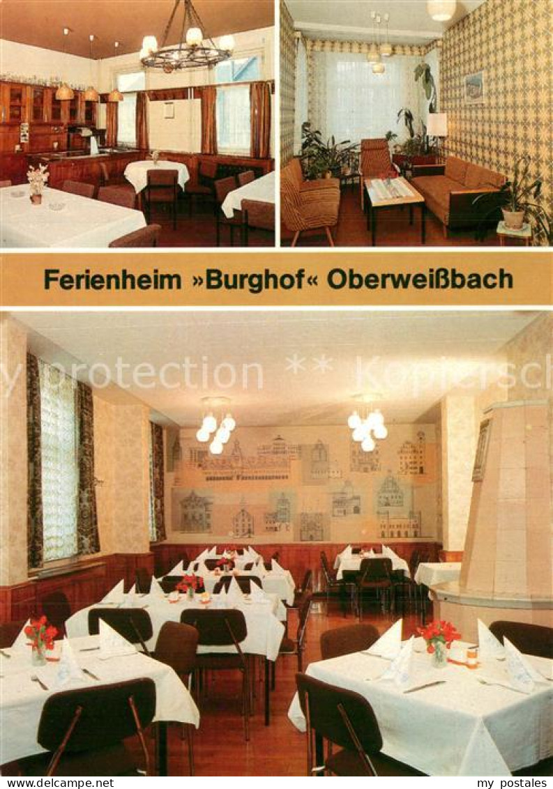 73612762 Oberweissbach Ferienheim Burghof Gaststaette Diele Speisesaal Oberweiss - Oberweissbach