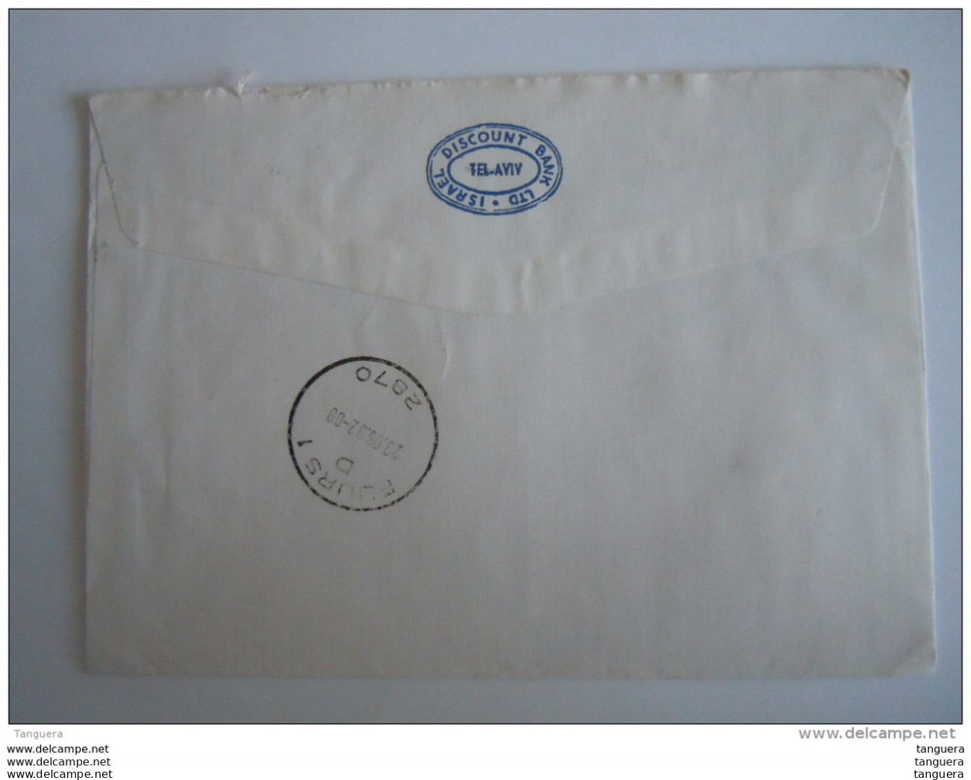 Israel Cover Lettre 1992 -&gt; Belgique Puurs Registered EMA Frankeermachine - Usati (con Tab)