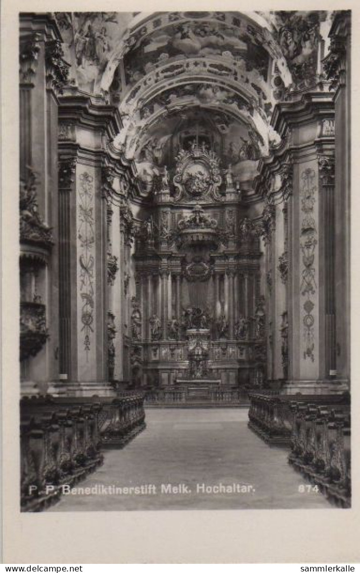 32385 - Österreich - Melk - Benediktinerstift, Hochaltar - Ca. 1955 - Melk