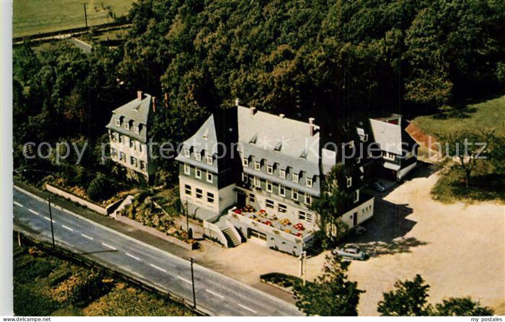 73611039 Siegen Westfalen Fliegeraufnahme Berghotel R?dgen Siegen Westfalen - Siegen