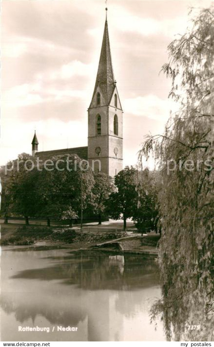 73610847 Rottenburg Neckar Kirche Neckarpartie Rottenburg Neckar - Rottenburg