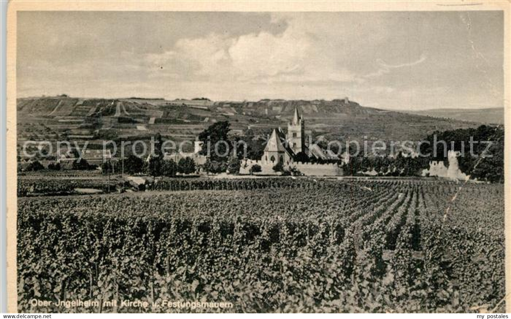 73610468 Ingelheim Rhein Mit Kirche Und Festungsmauern Ingelheim Rhein - Ingelheim