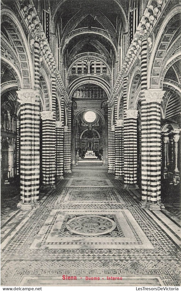 ITALIE - Siena - Duomo - Interno - Carte Postale Ancienne - Siena