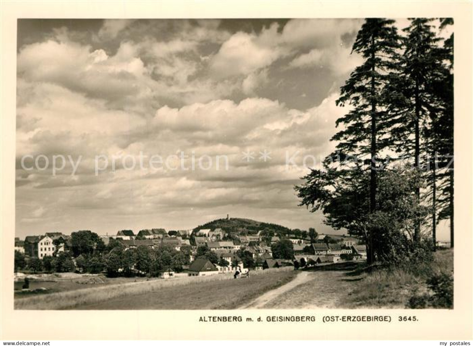 73606947 Altenberg Erzgebirge Mit Dem Geisingberg Altenberg Erzgebirge - Geising