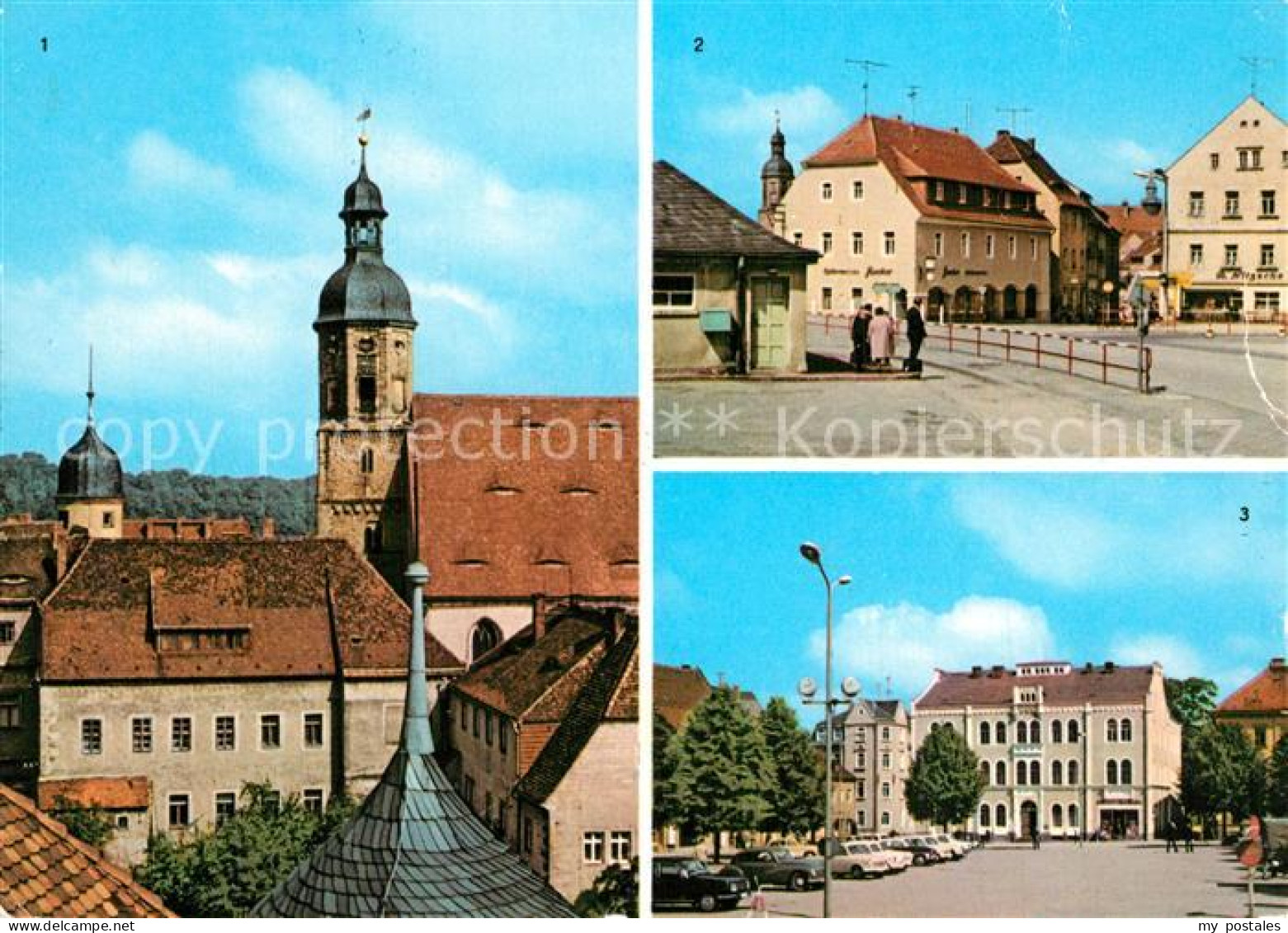 73606887 Dippoldiswalde Osterzgebirge Kirche Platz Der Jugend Platz Des Friedens - Dippoldiswalde