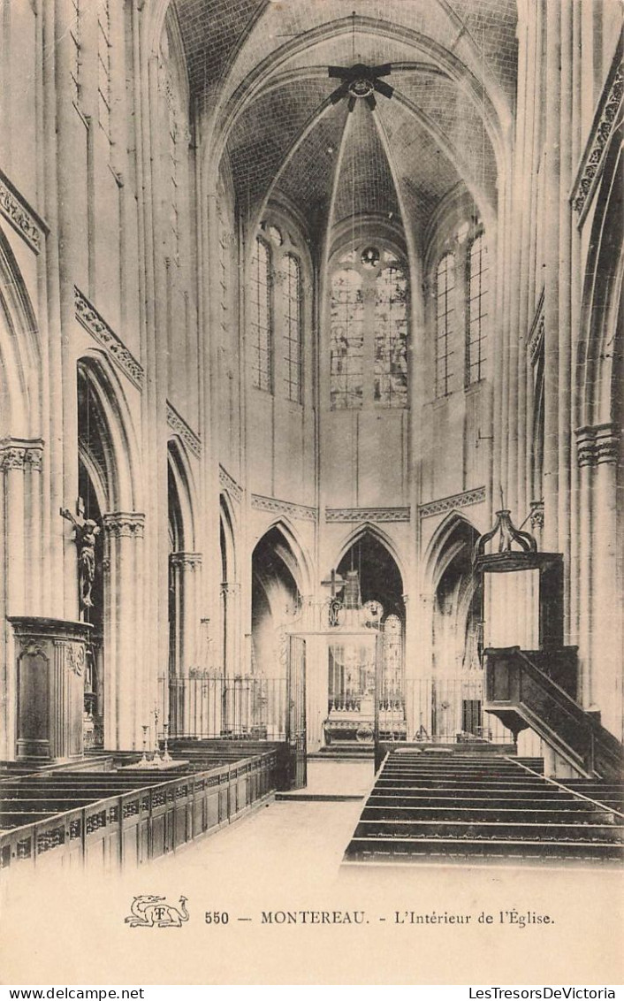 FRANCE - Montereau - Intérieur De L'église - Carte Postale Ancienne - Montereau