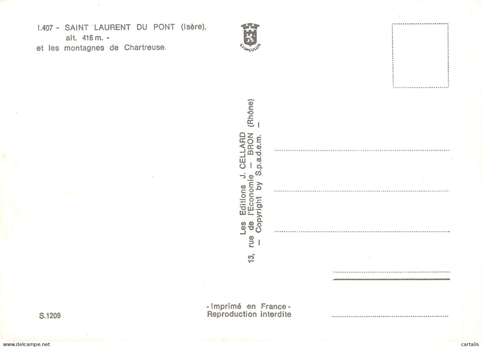38-SAINT LAURENT DU PONT-N°3688-A/0259 - Saint-Laurent-du-Pont