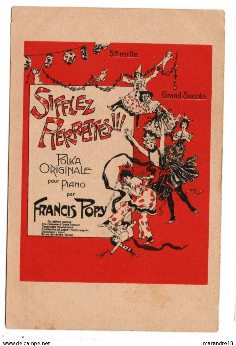 Carte Illustrée , Sifflez Pierettes , Polka - Cabaret
