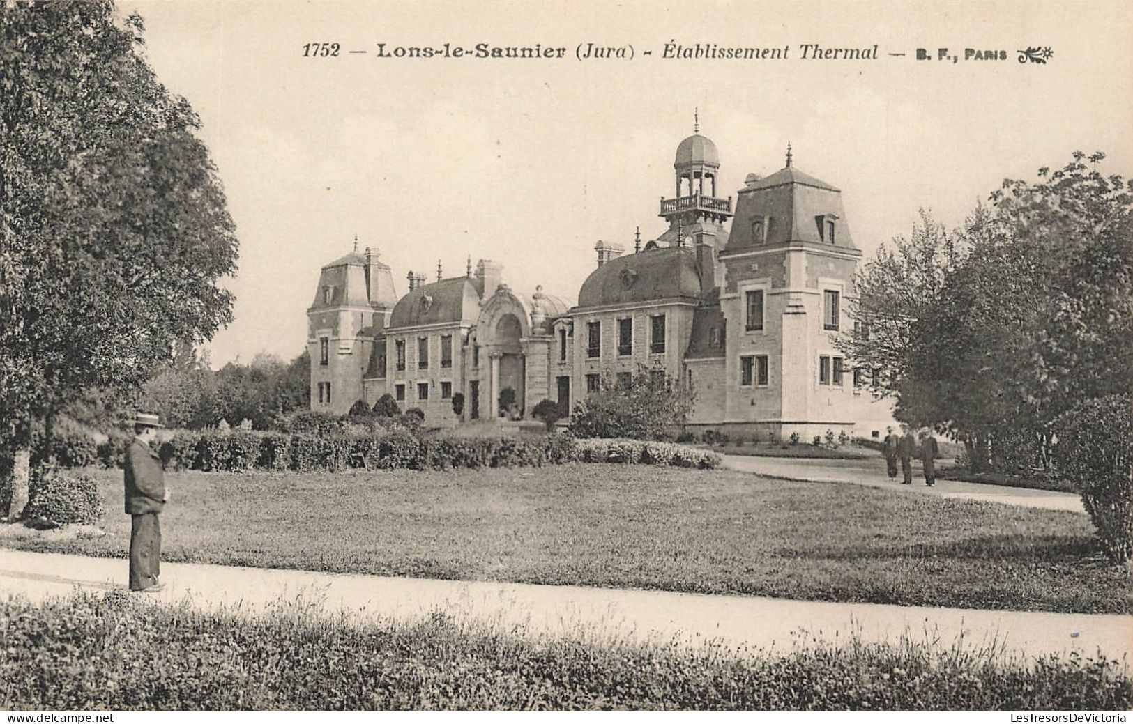 FRANCE - Lons Le Saunier (Jura) - Vue Générale De L'établissement Thermal - B F Paris - Carte Postale Ancienne - Lons Le Saunier