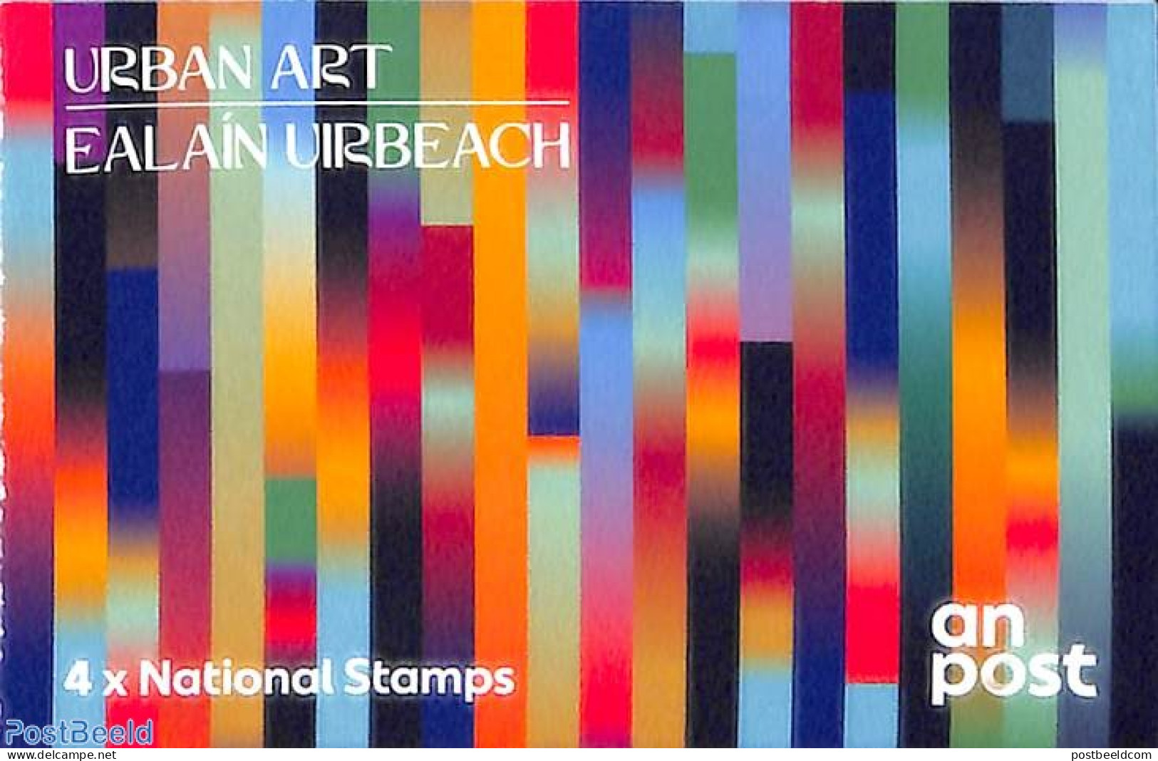 Ireland 2022 City Art 4v S-a In Booklet, Mint NH, Stamp Booklets - Art - Modern Art (1850-present) - Ungebraucht