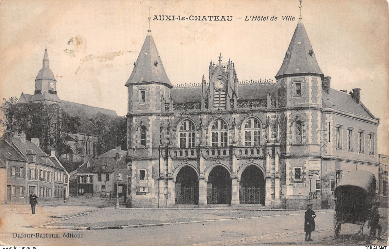 62-AUXI LE CHATEAU-N°T5204-D/0017 - Auxi Le Chateau