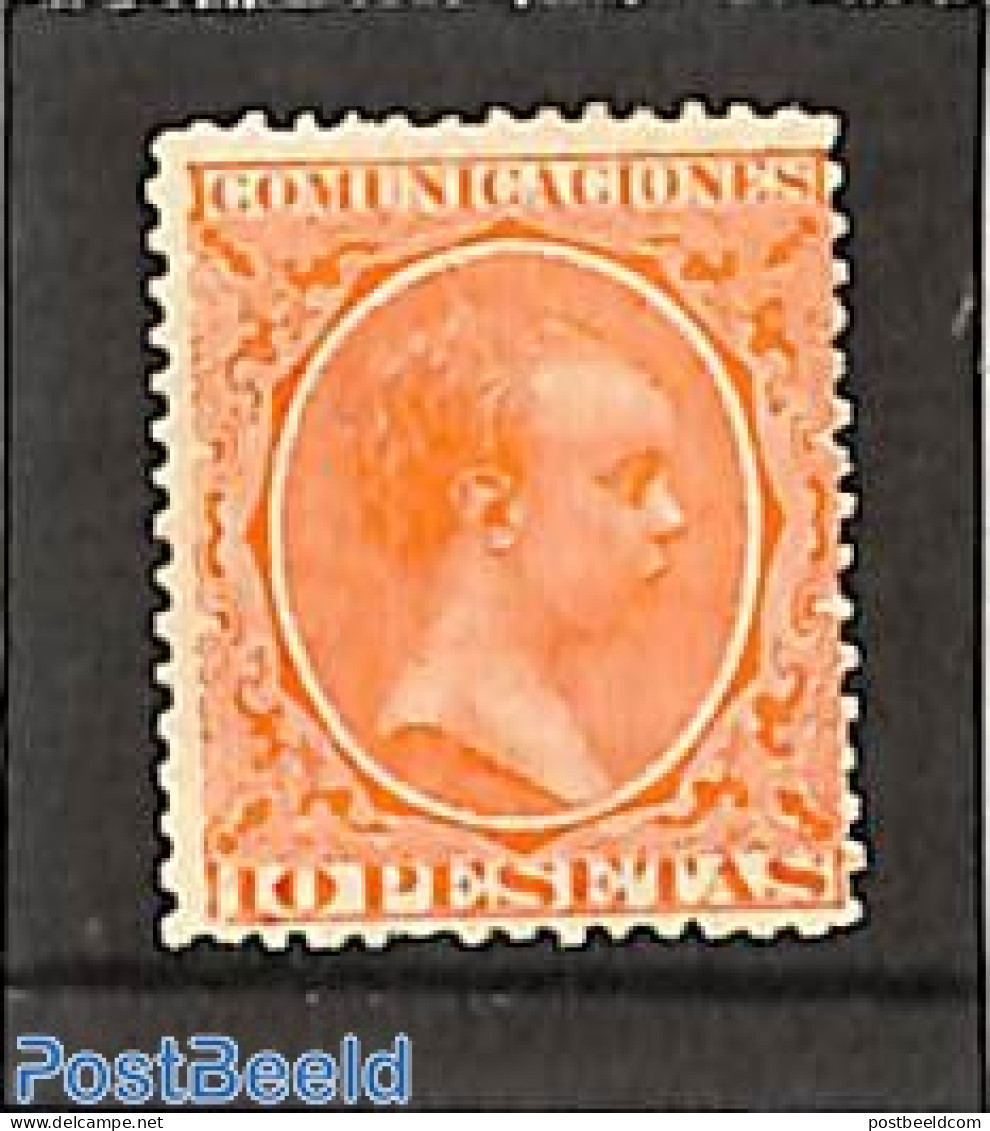 Spain 1889 10pta, Unused, Stamp Out Of Set, Unused (hinged) - Nuevos