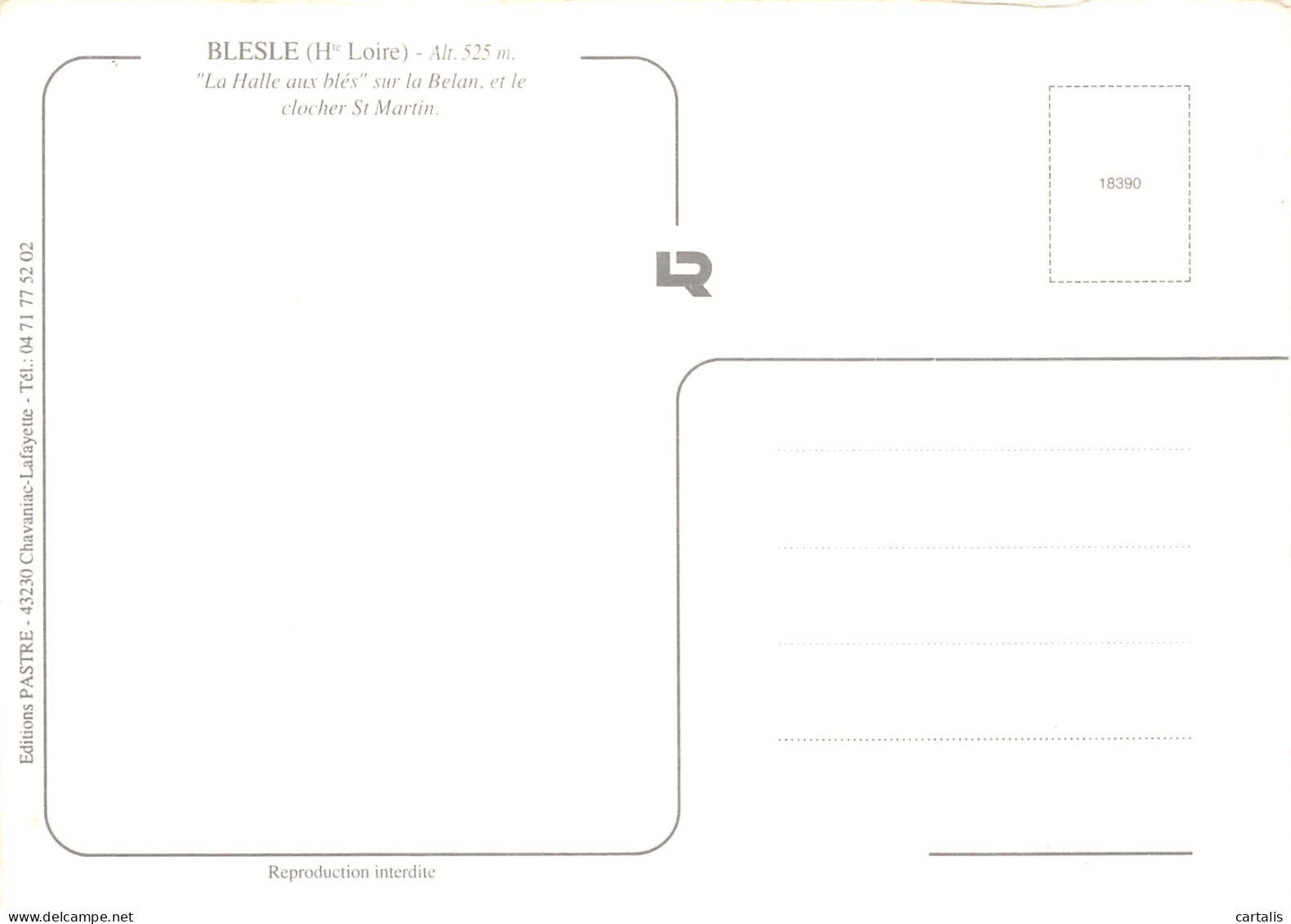 43-BLESLE-N°3694-B/0003 - Blesle