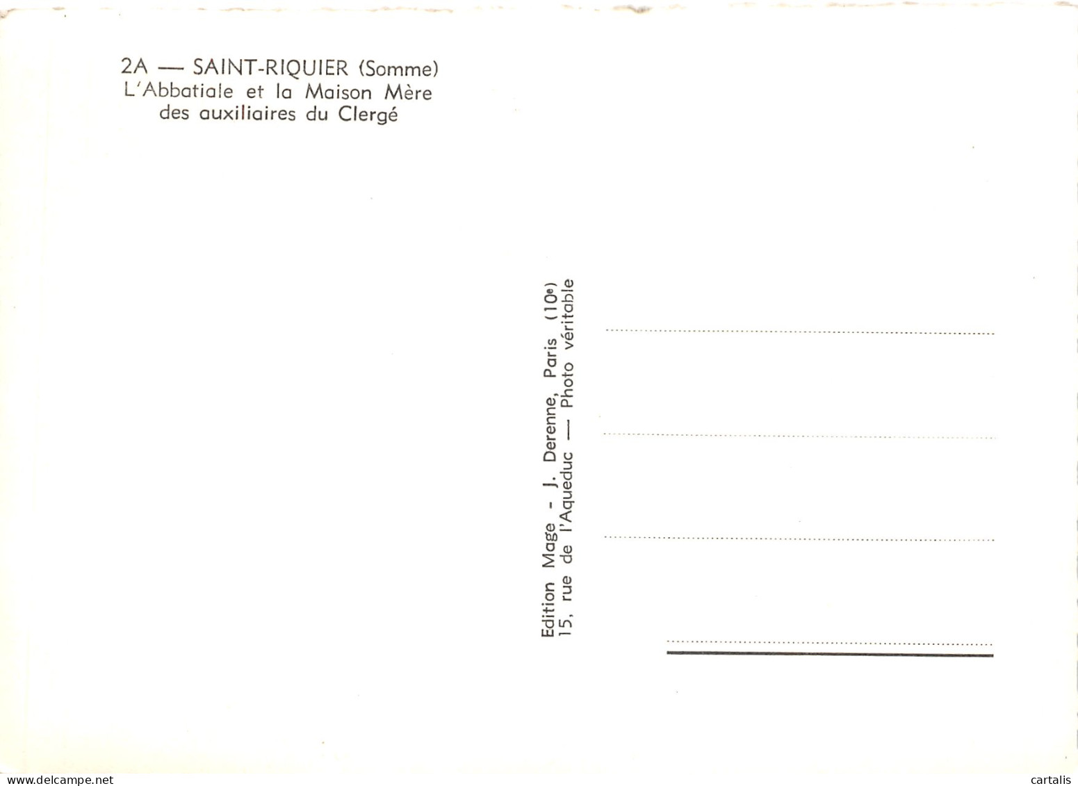 80-SAINT RIQUIER-N°3695-D/0299 - Saint Riquier