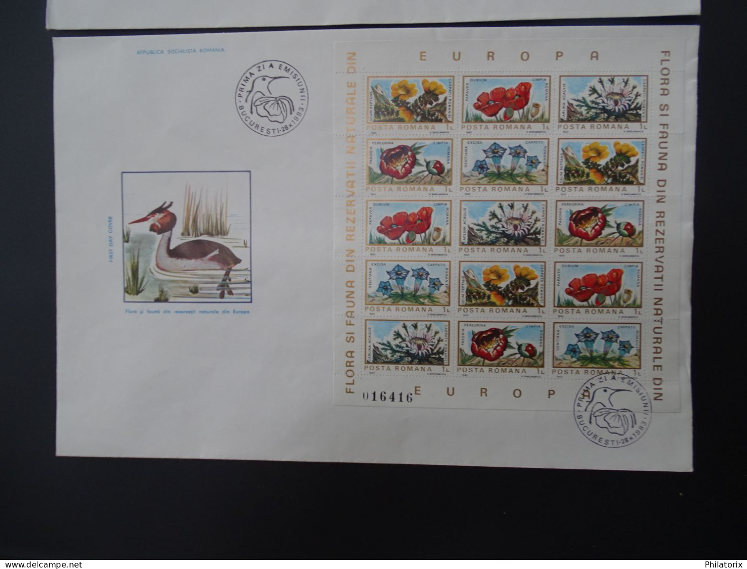 Rumänien FDC , Mi 3982-3991 , Tiere - Used Stamps