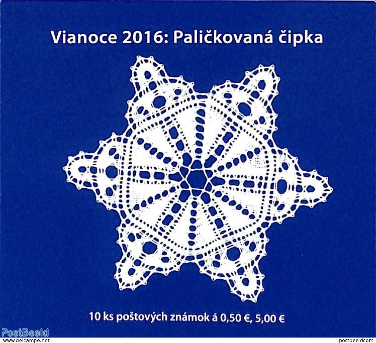 Slovakia 2016 Christmas Booklet, Mint NH, Religion - Various - Christmas - Stamp Booklets - Textiles - Neufs