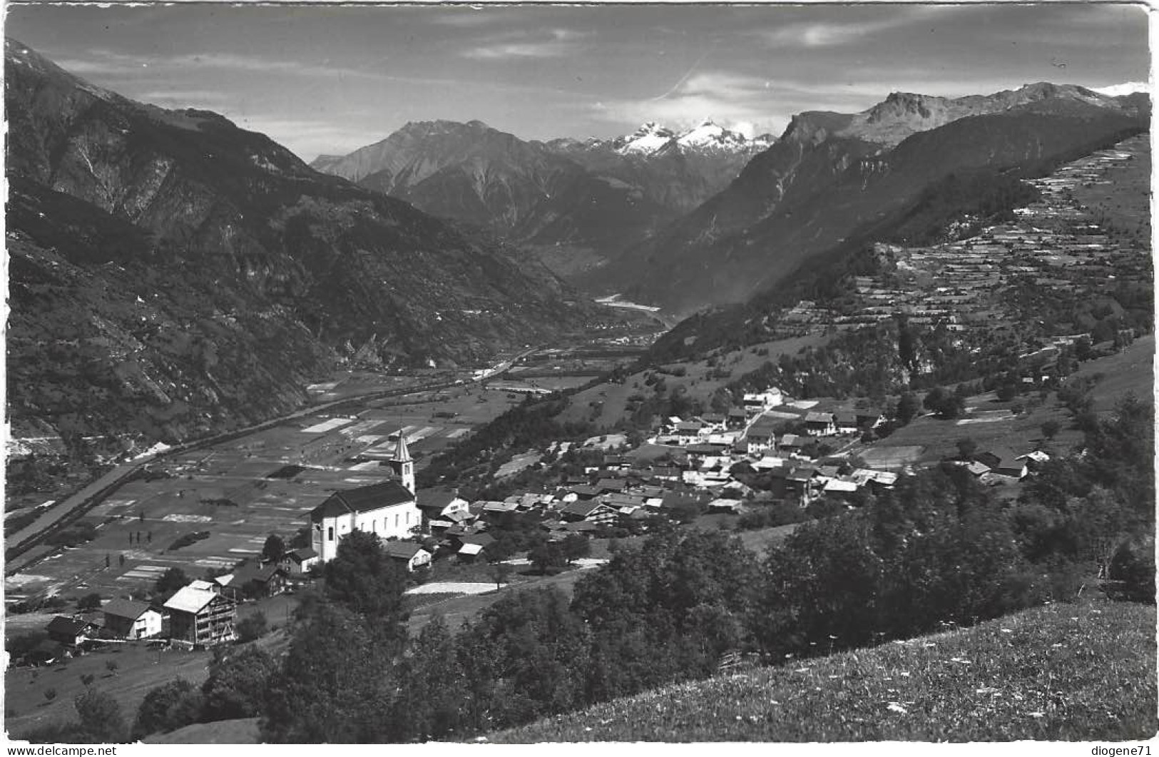 Eischoll Blick Ins Rhonetal 1973 Selten - Eischoll