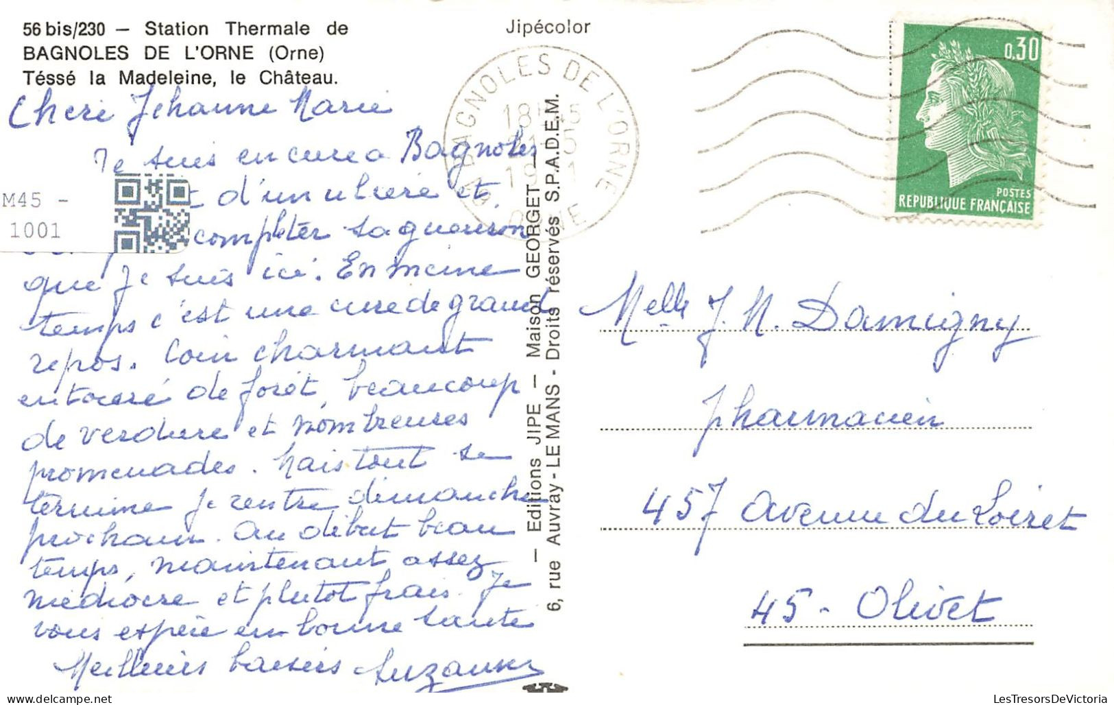 FRANCE - Bagnoles De L'Orne - Station Thermale -Téssé La Madeleine - Le Château - Carte Postale - Bagnoles De L'Orne