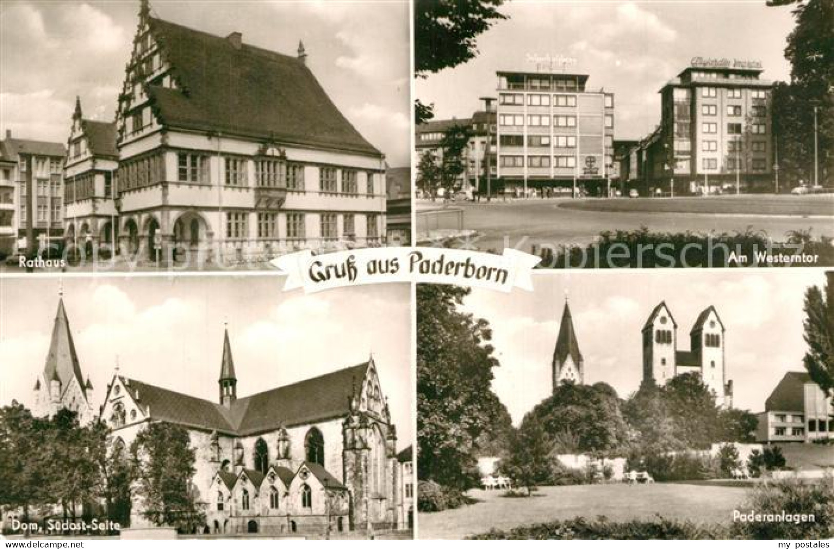 73598066 Paderborn Rathaus Dom Paderanlagen Paderborn - Paderborn