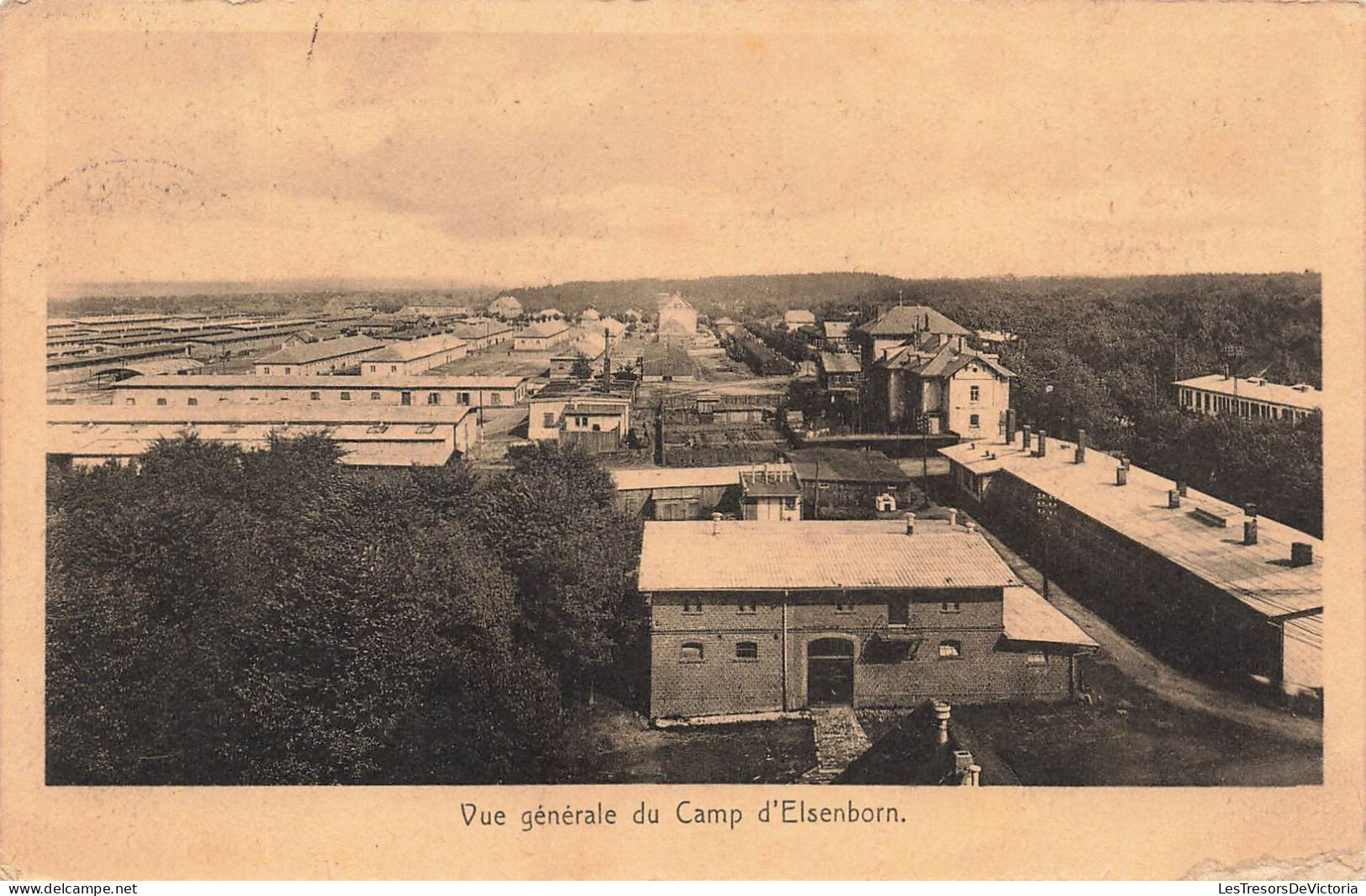 BELGIQUE - Butgenbach - Vue Générale Du Camp D'Elsenborn - Carte Postale Ancienne - Bütgenbach