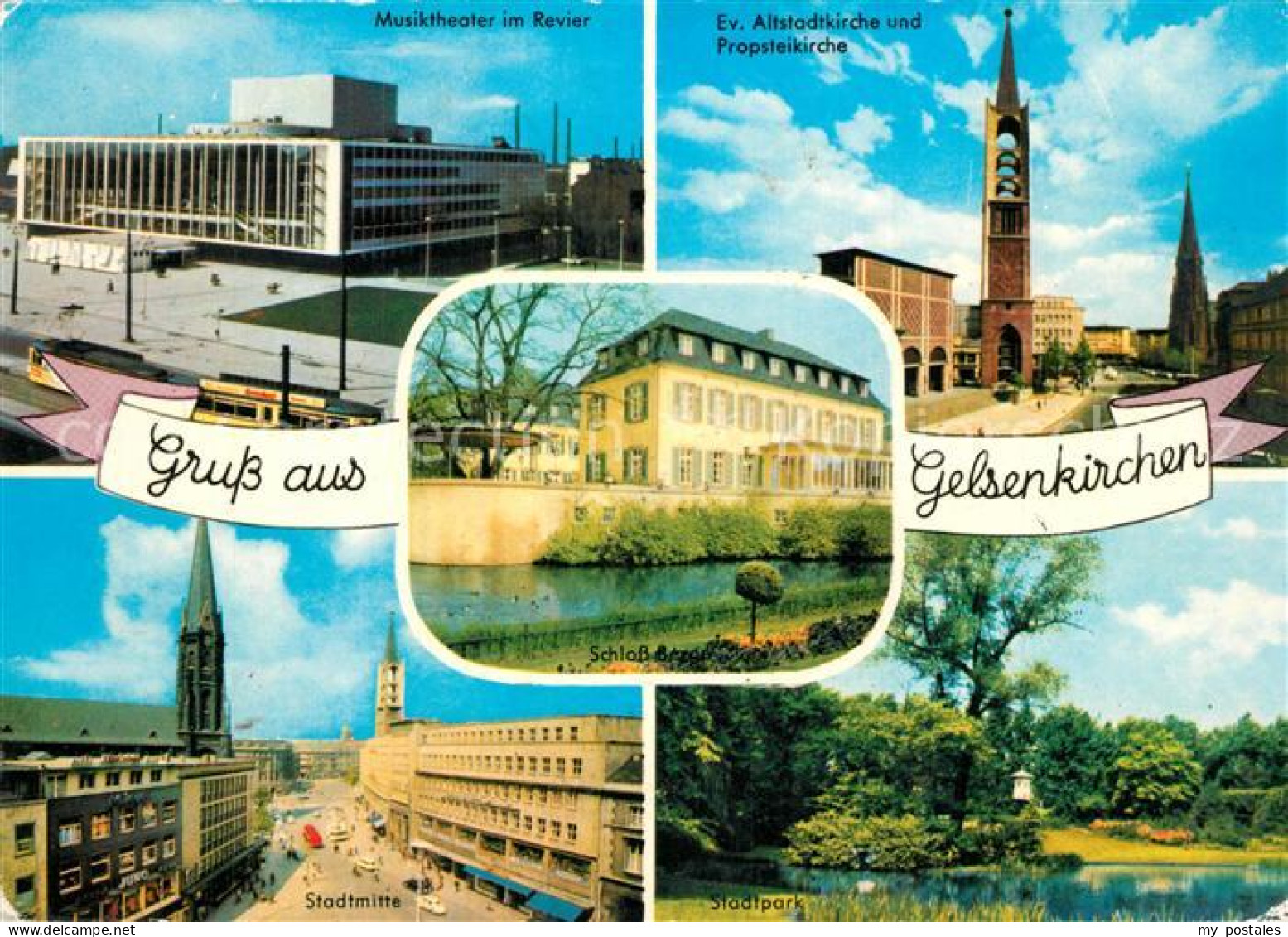 73596425 Gelsenkirchen Musiktheater Kirchen Stadtmitte Schloss Stadtpark Gelsenk - Gelsenkirchen