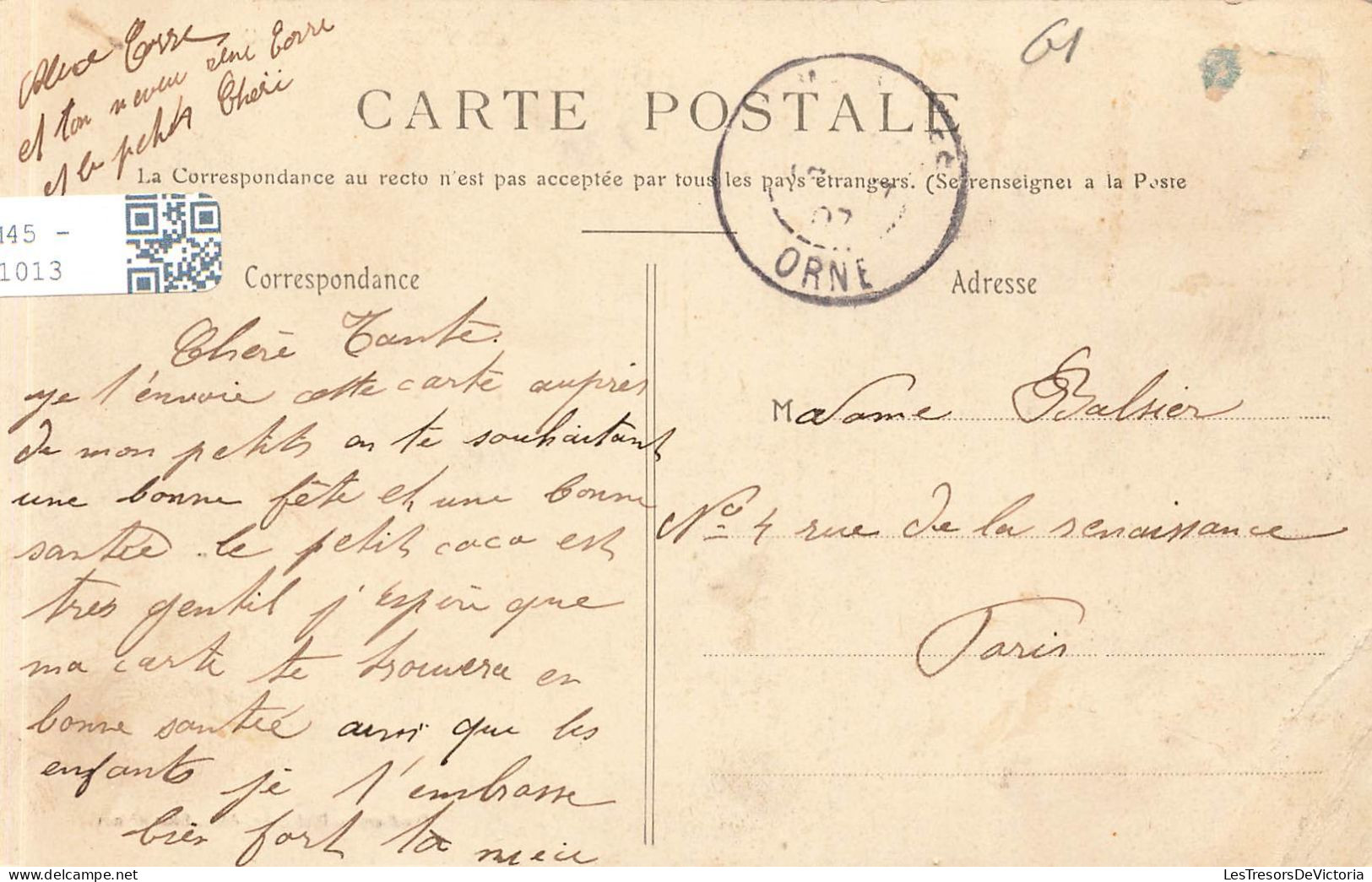 FRANCE - Les Yveteaux - Le Château - Carte Postale Ancienne - Other & Unclassified
