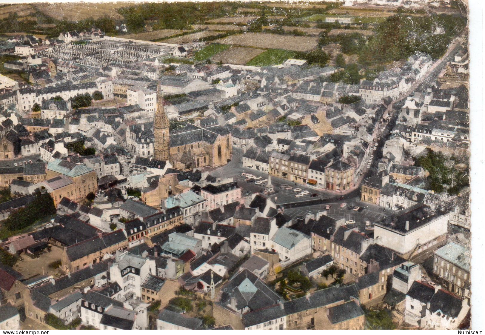 Landivisiau Vue Aérienne Le Centre - Landivisiau