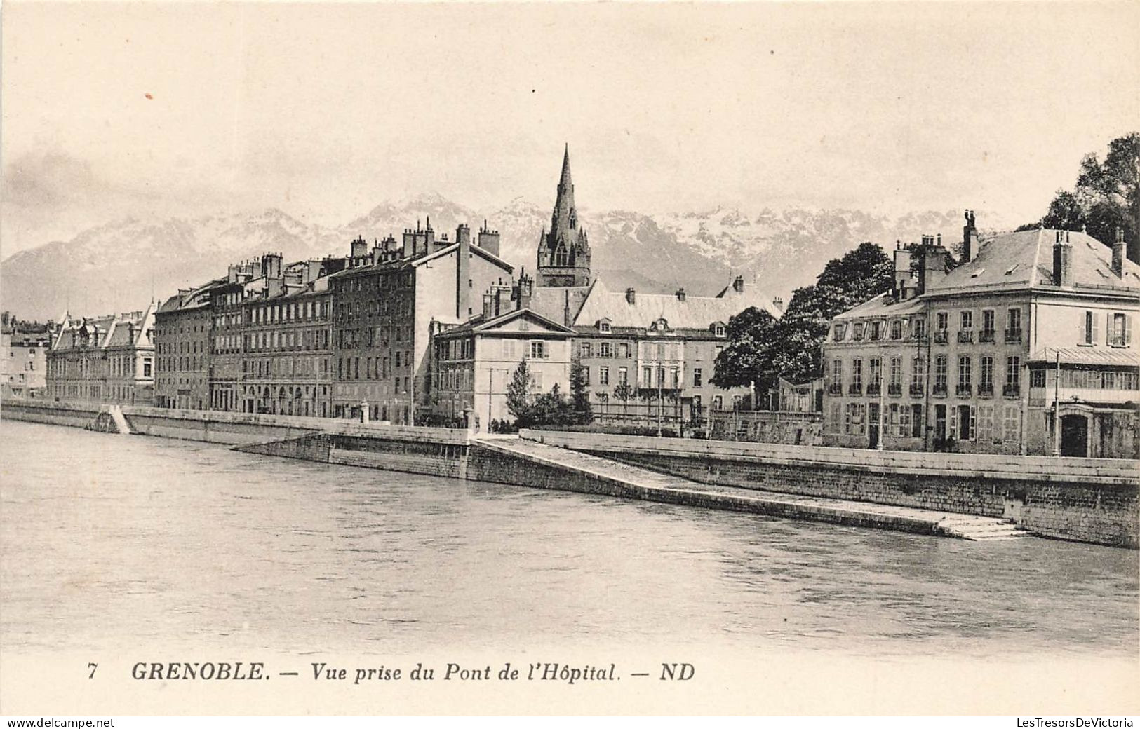 FRANCE - Grenoble - Vue Panoramique - Vue Prise Du Pont De L'hôpital - N D - Carte Postale Ancienne - Grenoble