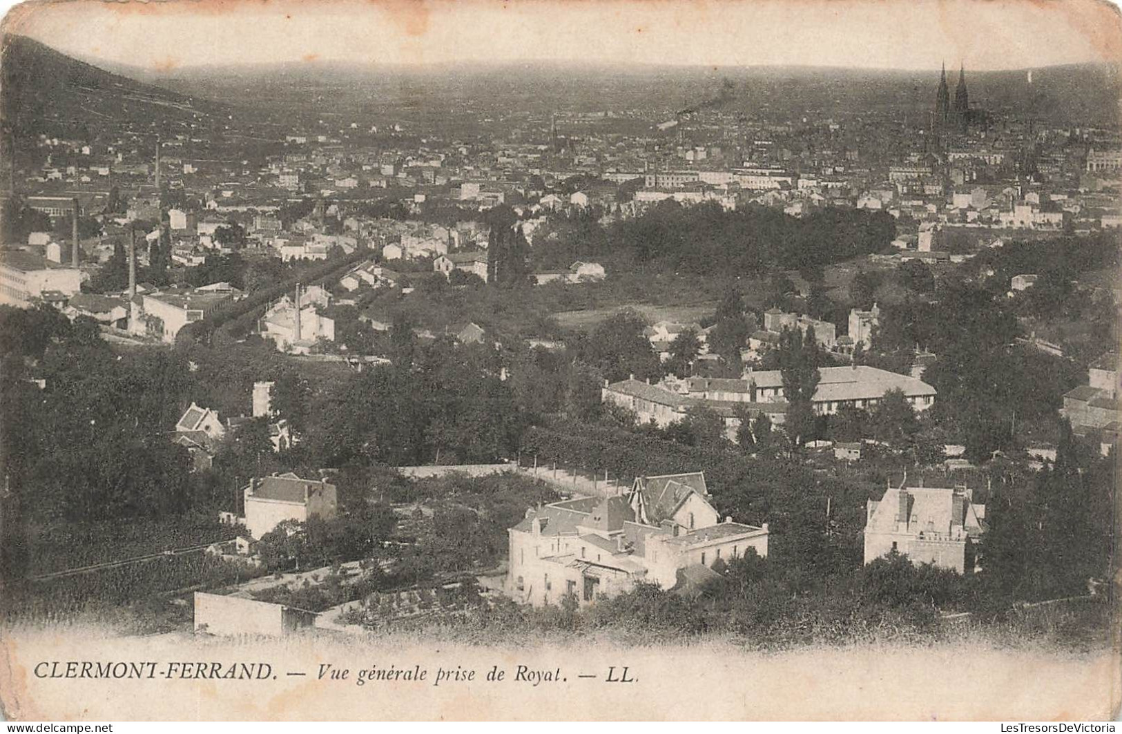 FRANCE - Clermont Ferrand - Vue Générale Prise De Royal - Carte Postale Ancienne - Clermont Ferrand