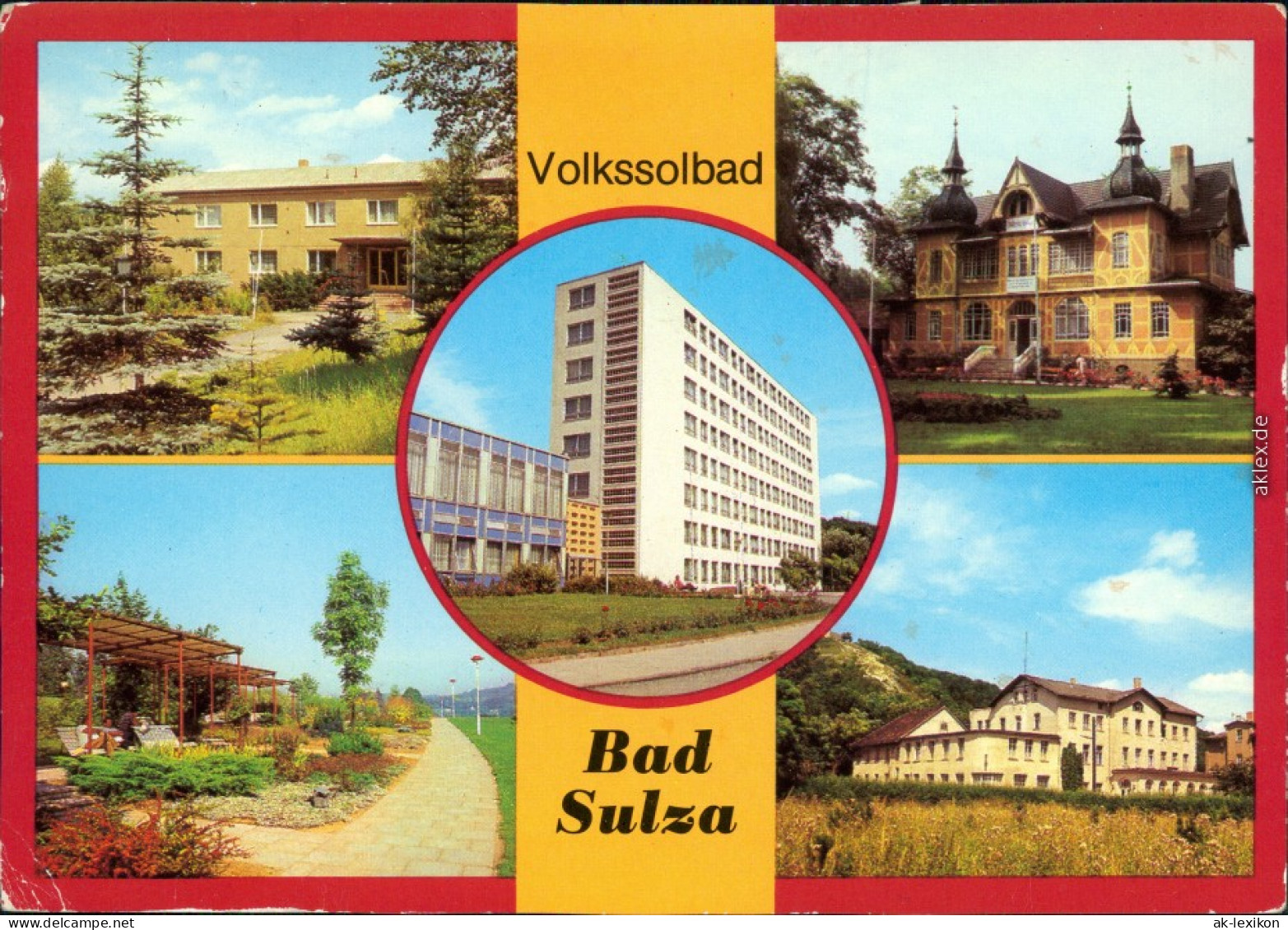 Ansichtskarte Bad Sulza Ortsmotive, Hotel's, Parkanlage 1981 - Bad Sulza