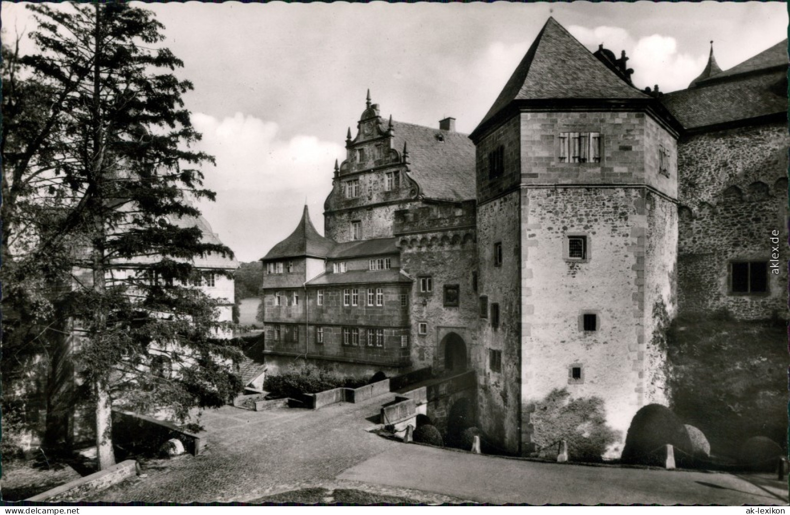 Ansichtskarte Lauterbach (Hessen) Schloss Eisenbach 1960 - Lauterbach