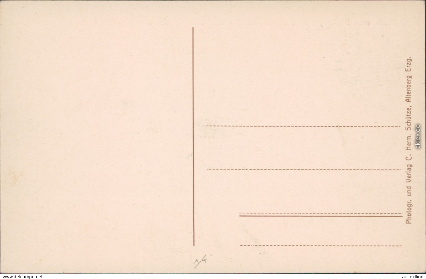 Schellerhau Altenberg (Erzgebirge) Winterliche Szene    ( 764 M Hoch) 1908 - Schellerhau