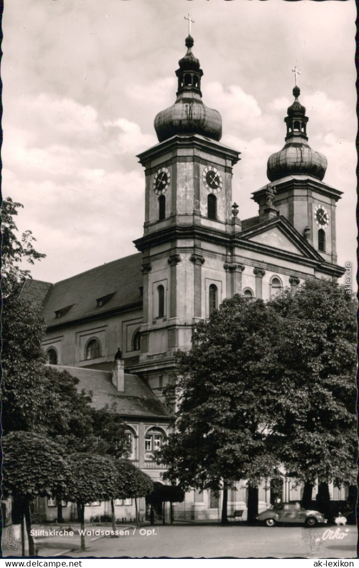 Ansichtskarte Waldsassen Stiftskirche 1961 - Waldsassen