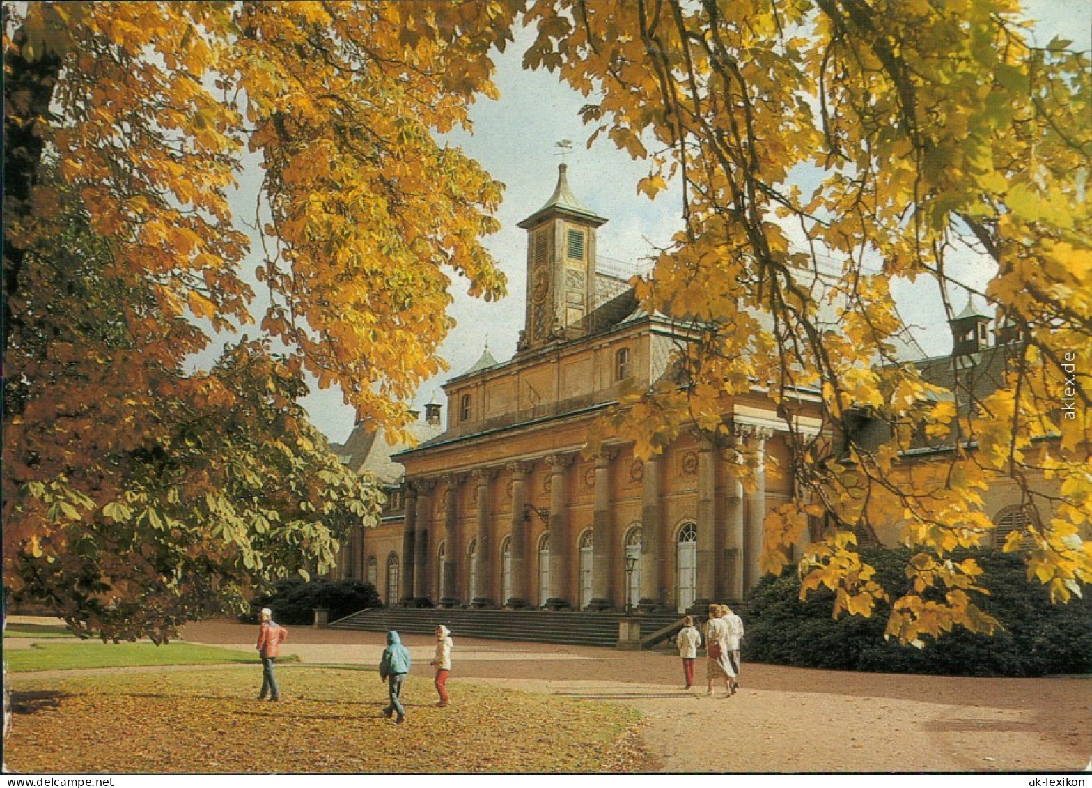 Pillnitz Schloss: Neues Palais Ansichtskarte 1985 - Pillnitz